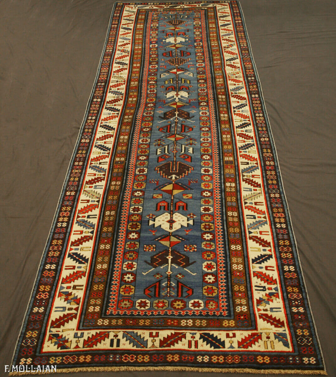 Antique Caucasian Kuba (Quba) Runner Rug n°:79565628